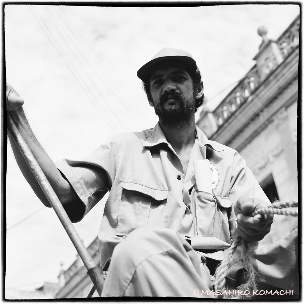 Retrato de una persona parecida al Che Guevara en Camagüey, Cuba