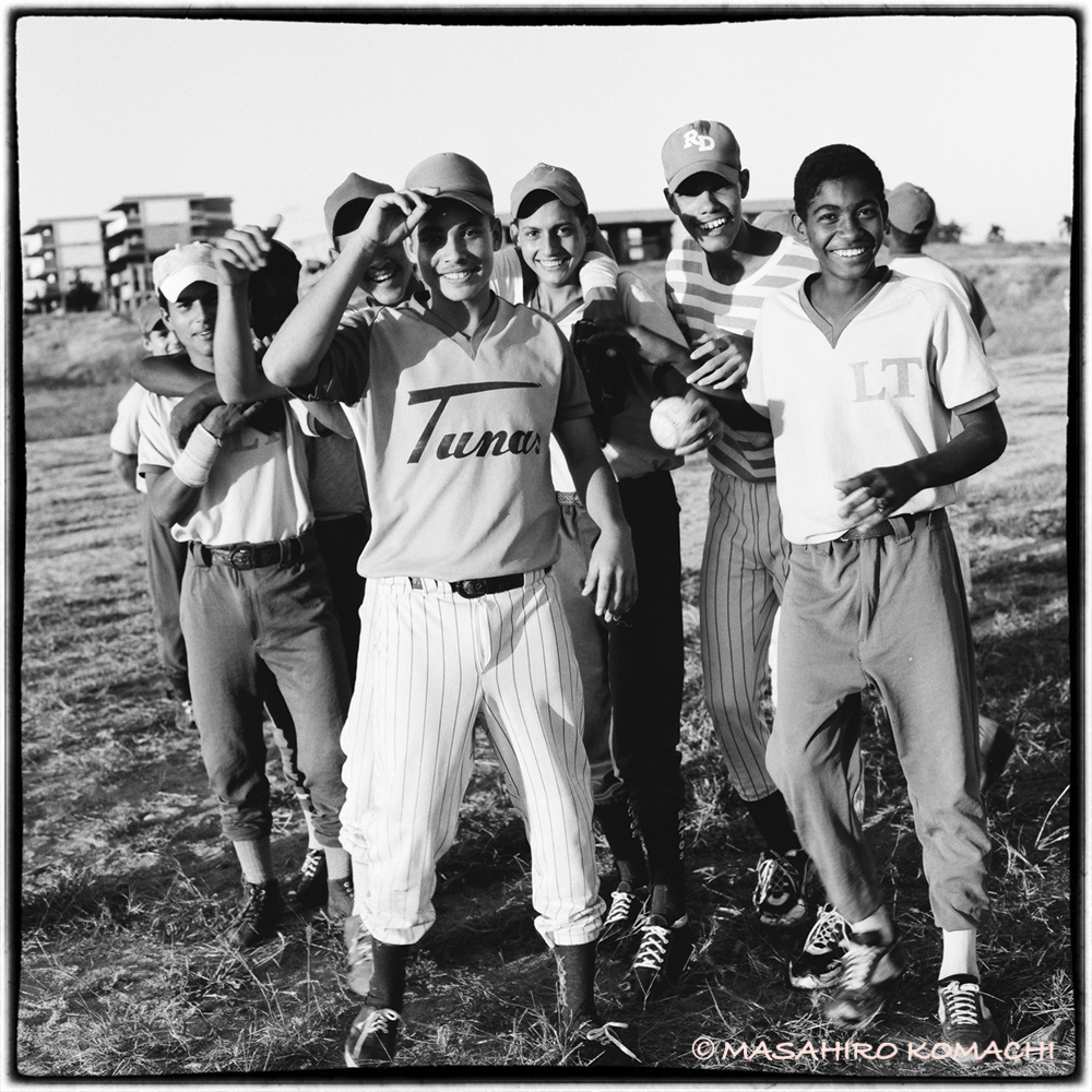 キューバ・スポーツ学校の野球少年