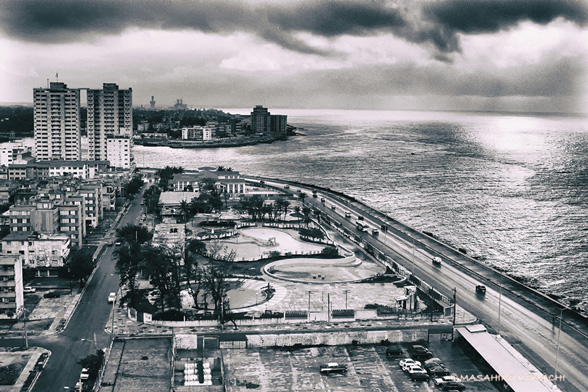 Tomado del piso 12 del Hotel Riviera, La Habana, Cuba