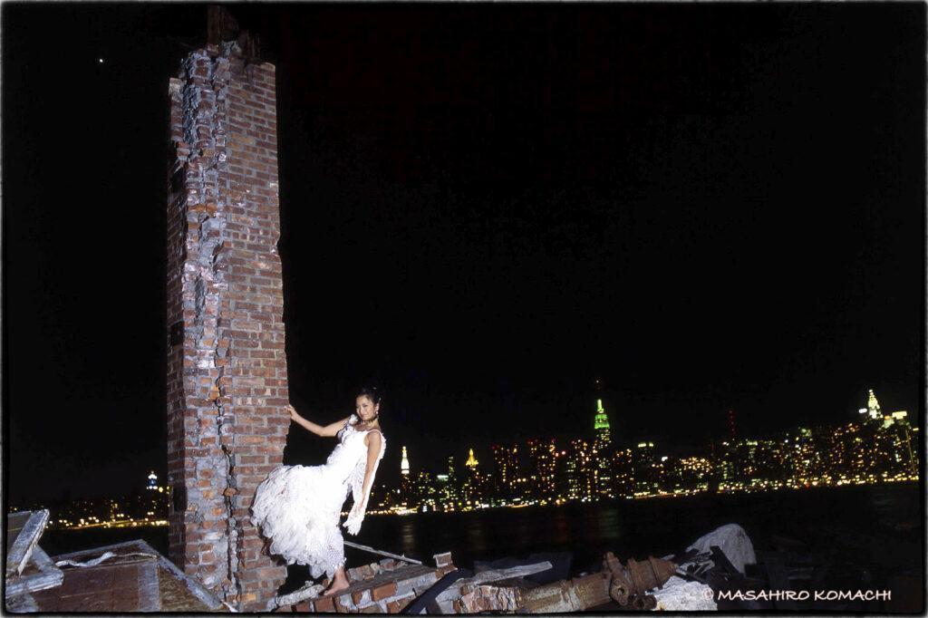 Kimiko Ikegami, the night view of New York